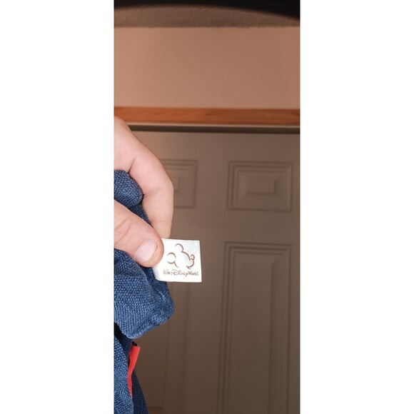 Vintage Disney Designs Mickey Mouse USA Made Blue Men's Large Tee T Shirt - Picture 4 of 5